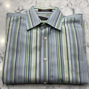 Men's Forsyth of Canada Long Sleeve Button Down Shirt Size L